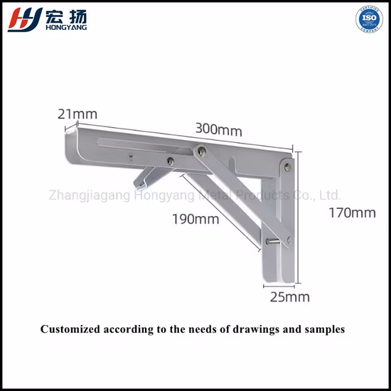 Support pliant bricolage à 90 degrés de haute qualité pour Table en acier inoxydable, supports d'étagère pliants muraux en métal de 8 à 20 pouces